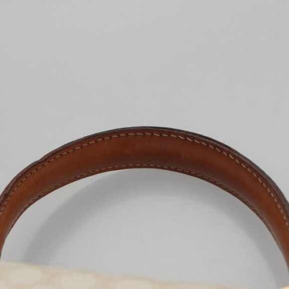 CELINE Macadam Canvas Hand Bag PVC Leather 2way White - Picture 7 of 16